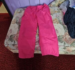 Kids Pink Snow Pants